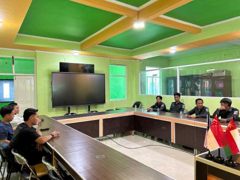 Ketua, Anggota, beserta staf Bawaslu Kabupaten Pangandaran sambangi kampus Institut Nasional Nusantara Al-Farabi (INN) Pangandaran pada Senin (13/07/2026). 